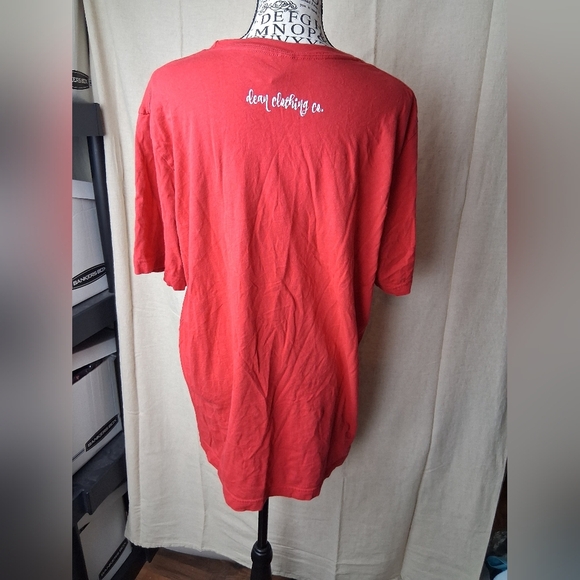 Bella Canvas Women's XL T-Shirt Red Soft 'LOVE' - Picture 5 of 5